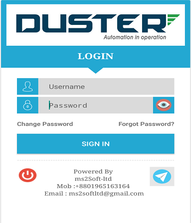 This app is developed for Duster Limited in Bangladesh.